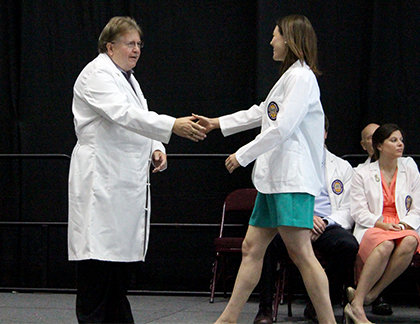 white coat